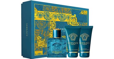 eros man set(edt 50ml+shower gel 50ml+after shave balm 50ml)23|Versace Eros Set (edt/50ml + sh/gel/50ml + ash/balm/50ml).